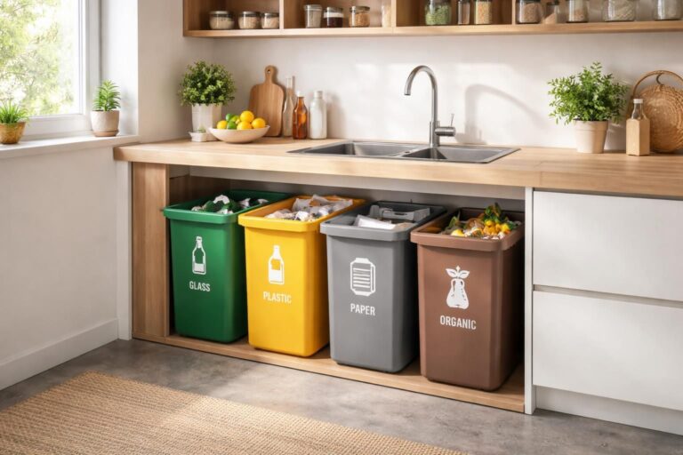 découvrez comment créer un espace de tri pour le recyclage dans votre cuisine, pratique et écologique, afin de faciliter le tri des déchets au quotidien.