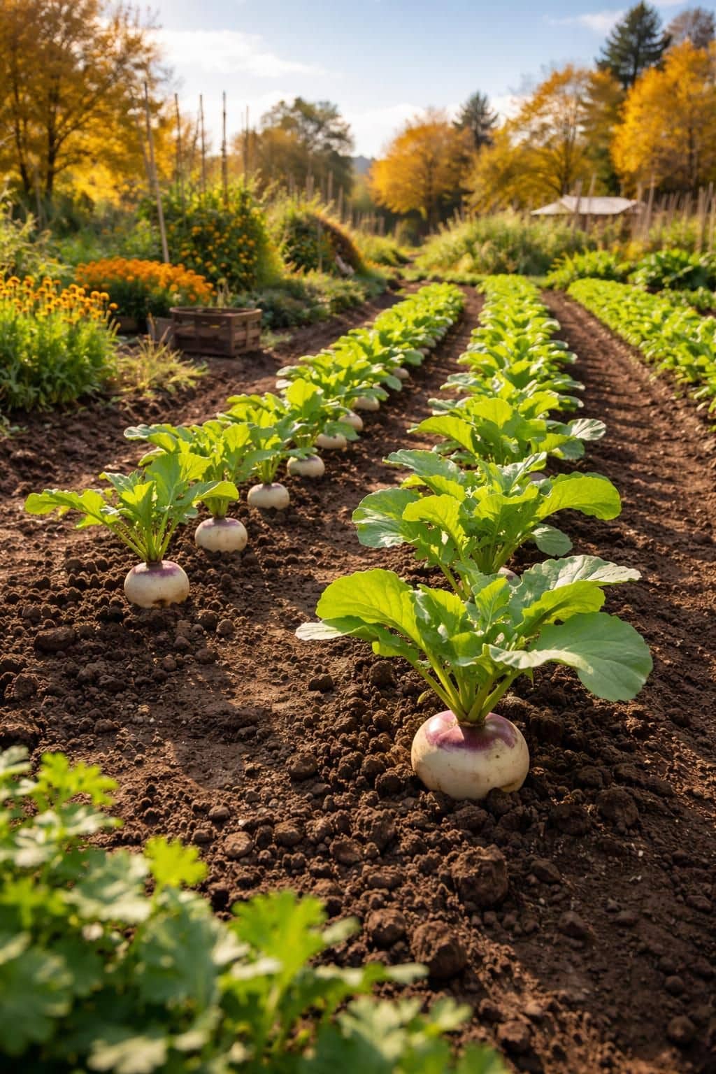 apprenez &agrave; cultiver des navets d&rsquo;automne avec nos conseils pratiques pour un potager r&eacute;ussi et des r&eacute;coltes savoureuses.
