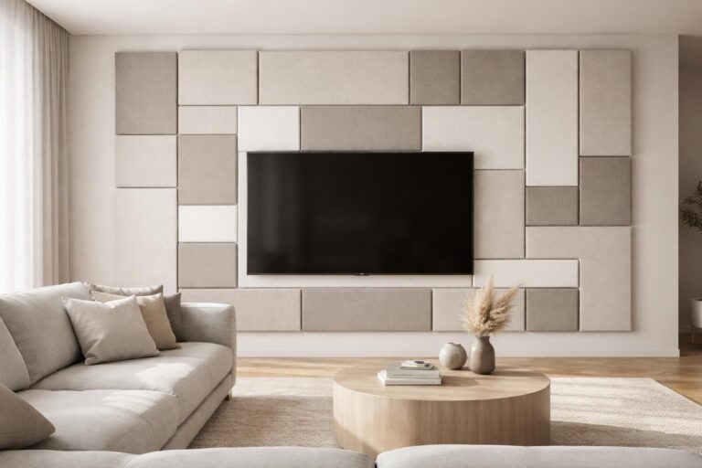 découvrez comment décorer un mur tv avec des panneaux acoustiques pour améliorer à la fois l'esthétique et la qualité sonore de votre salon.