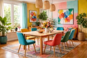 découvrez des idées et astuces pour décorer une salle à manger colorée avec style et harmonie, en apportant une touche vive et accueillante à votre espace.