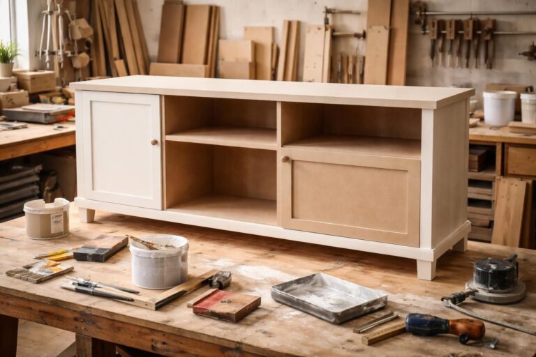 apprenez à fabriquer un buffet en médium peint grâce à notre guide étape par étape. astuces de préparation, choix des peintures et techniques de finition pour un meuble personnalisé et durable.
