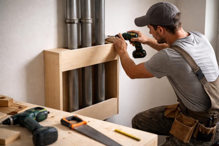 apprenez à réaliser un coffrage pour tuyaux apparents facilement et proprement, avec des astuces pratiques pour un résultat esthétique et durable.