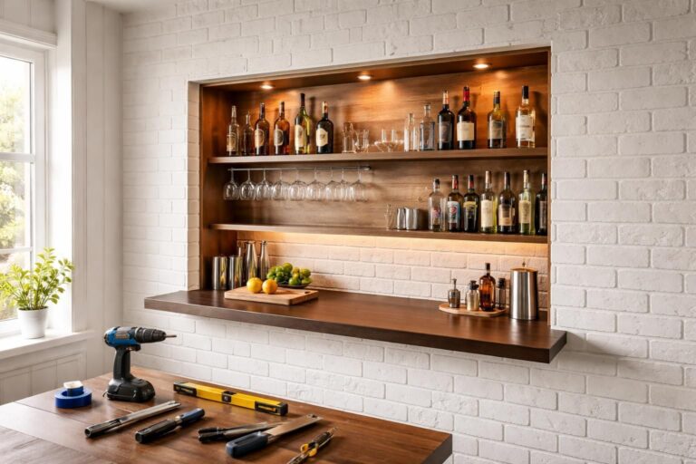découvrez comment installer un bar encastré dans un mur pour optimiser l'espace et ajouter une touche élégante à votre intérieur grâce à notre guide étape par étape.