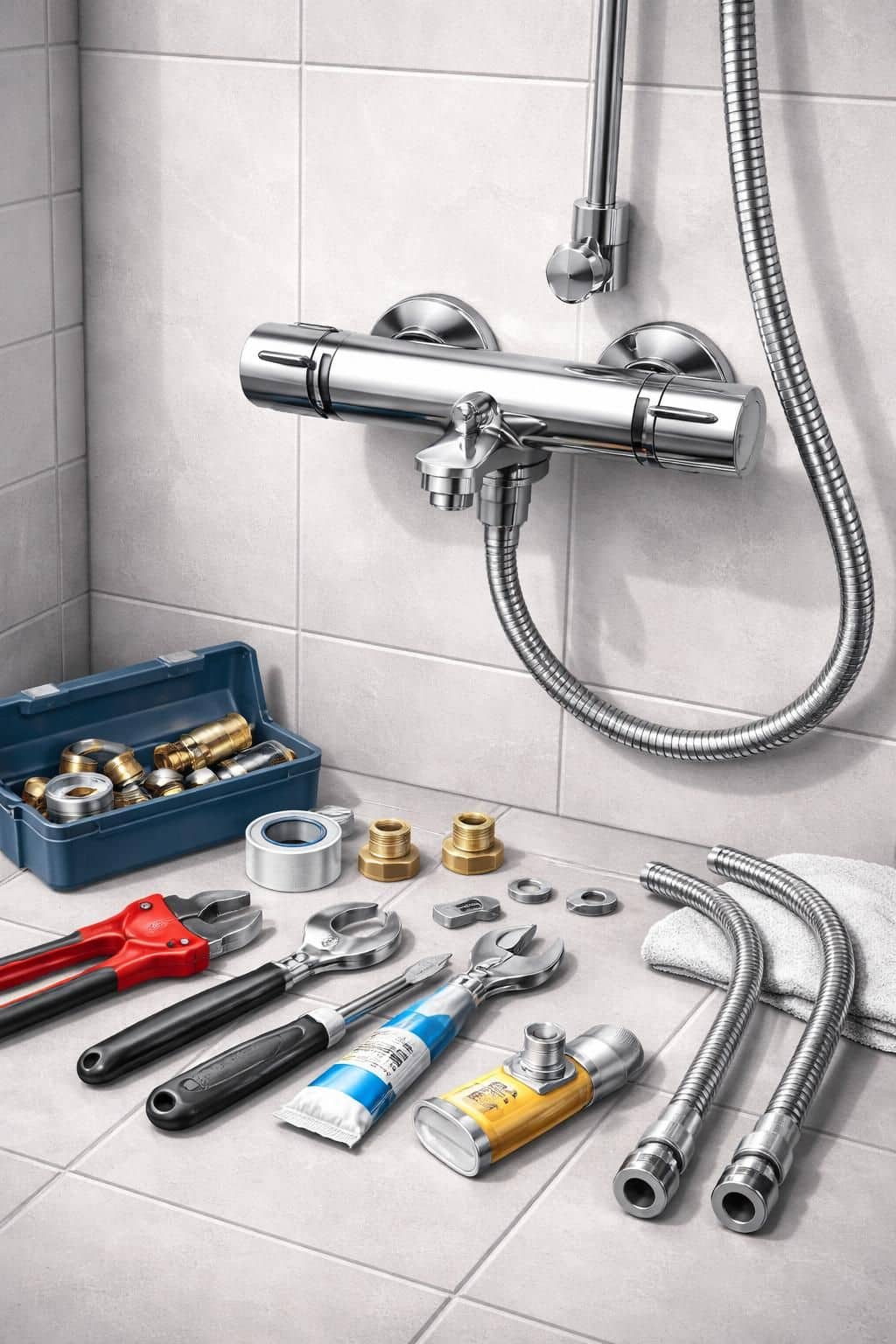 d&eacute;couvrez comment installer un mitigeur thermostatique facilement pour un contr&ocirc;le optimal de la temp&eacute;rature et une &eacute;conomie d'eau assur&eacute;e.