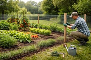 découvrez comment installer un système anti-gibier efficace pour protéger votre potager des animaux indésirables et garantir une récolte abondante.