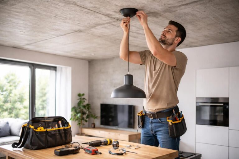 découvrez comment installer facilement une lampe suspendue sur un plafond en béton grâce à nos conseils pratiques et étapes détaillées pour un éclairage sécurisé et esthétique.