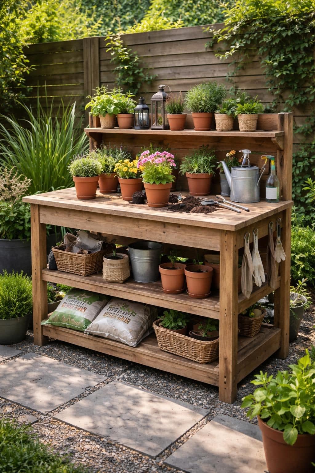 d&eacute;couvrez comment installer une table de rempotage de mani&egrave;re simple et efficace pour faciliter vos travaux de jardinage et optimiser votre espace de travail.