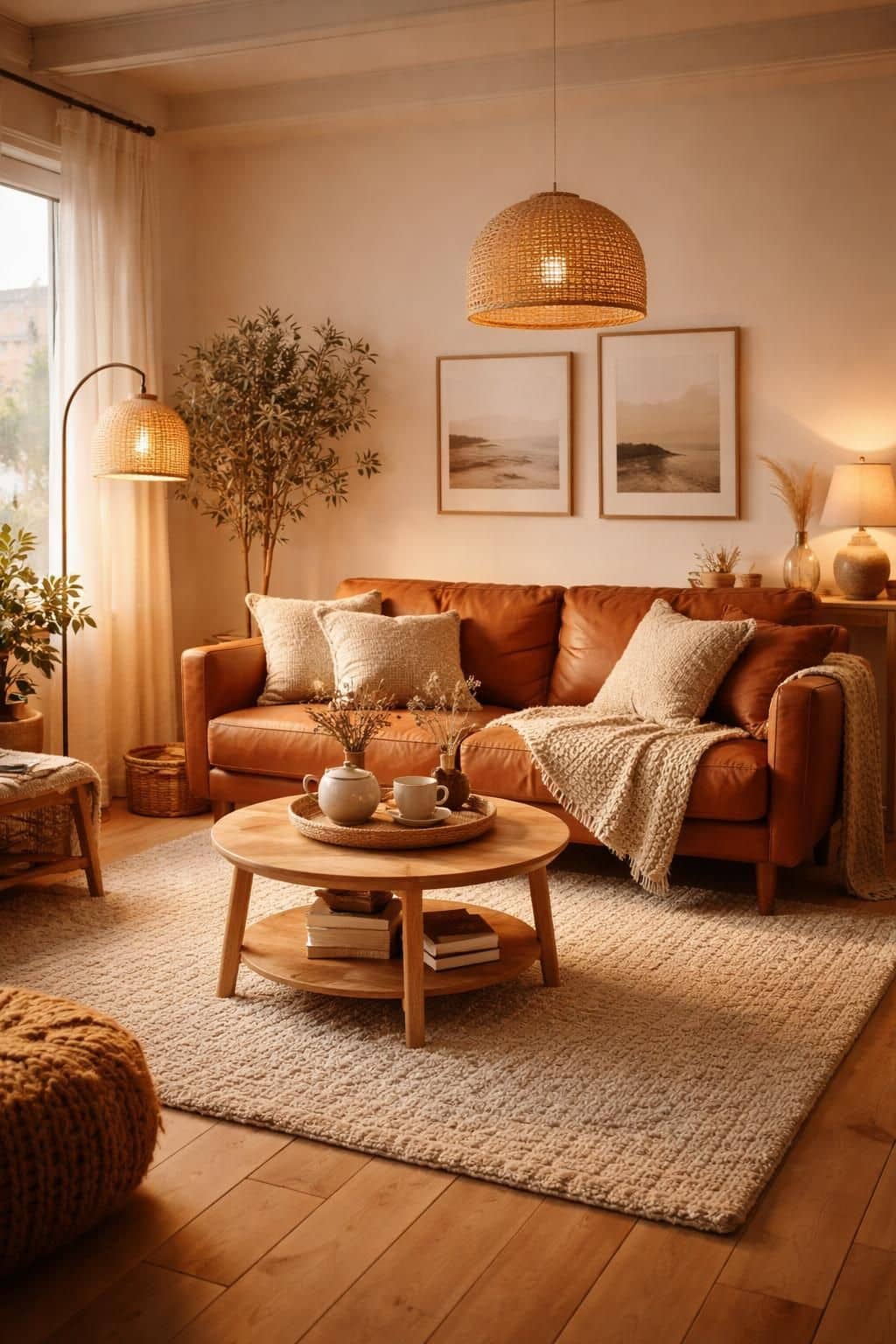 d&eacute;couvrez comment int&eacute;grer &eacute;l&eacute;gamment un cuir cognac dans une d&eacute;coration d'inspiration nordique pour un int&eacute;rieur chaleureux et moderne.