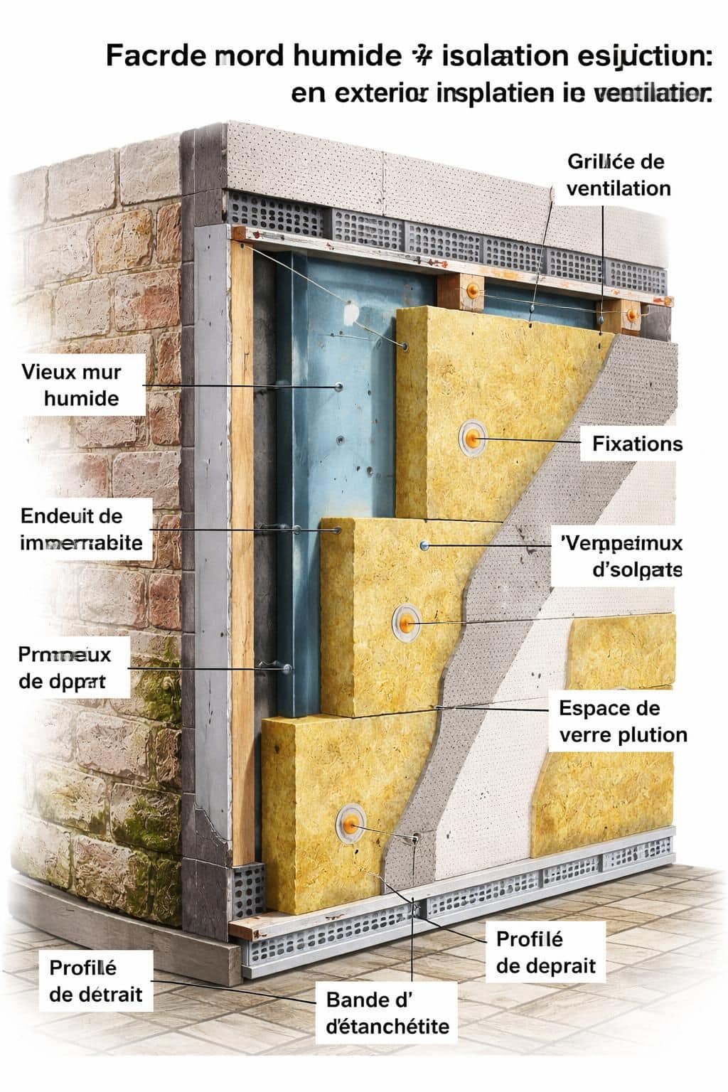d&eacute;couvrez comment isoler efficacement une fa&ccedil;ade nord humide pour am&eacute;liorer le confort thermique et pr&eacute;venir les probl&egrave;mes d'humidit&eacute; dans votre habitation.