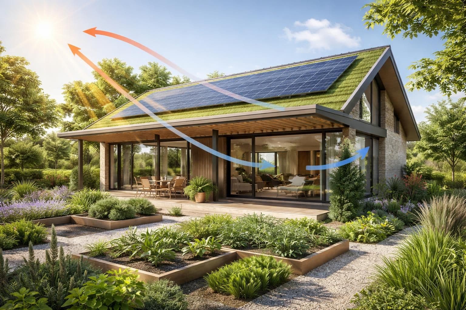 d&eacute;couvrez comment une maison bioclimatique allie confort optimal et &eacute;conomies d'&eacute;nergie pour un habitat &eacute;cologique et &eacute;conomique.
