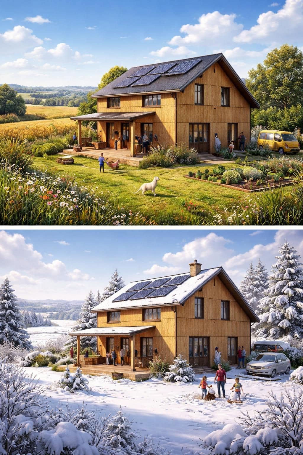 d&eacute;couvrez les maisons en paille, offrant un confort optimal &eacute;t&eacute; comme hiver gr&acirc;ce &agrave; leur isolation naturelle et &eacute;cologique.