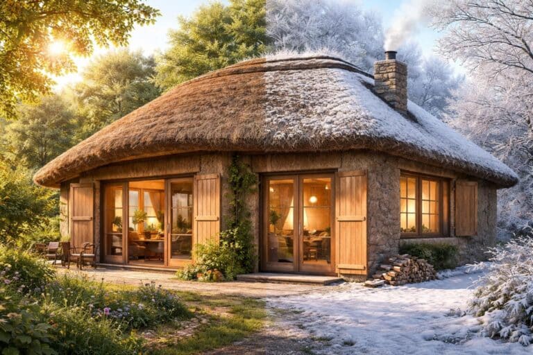 découvrez les maisons en paille, offrant un confort optimal en été comme en hiver grâce à leurs propriétés isolantes naturelles et écologiques.