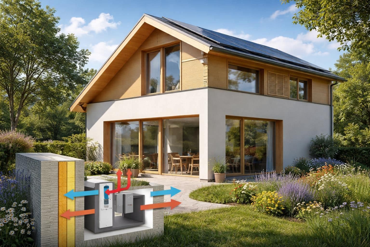 d&eacute;couvrez la maison passive, une habitation alliant confort optimal et efficacit&eacute; &eacute;nerg&eacute;tique, sans besoin de radiateurs gr&acirc;ce &agrave; une isolation performante et une ventilation contr&ocirc;l&eacute;e.