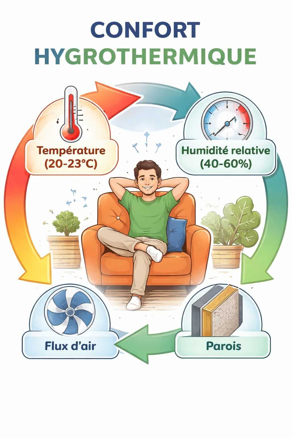 d&eacute;couvrez comment mesurer le confort hygrothermique pour assurer un environnement int&eacute;rieur sain et agr&eacute;able, en contr&ocirc;lant l'humidit&eacute; et la temp&eacute;rature ambiantes.