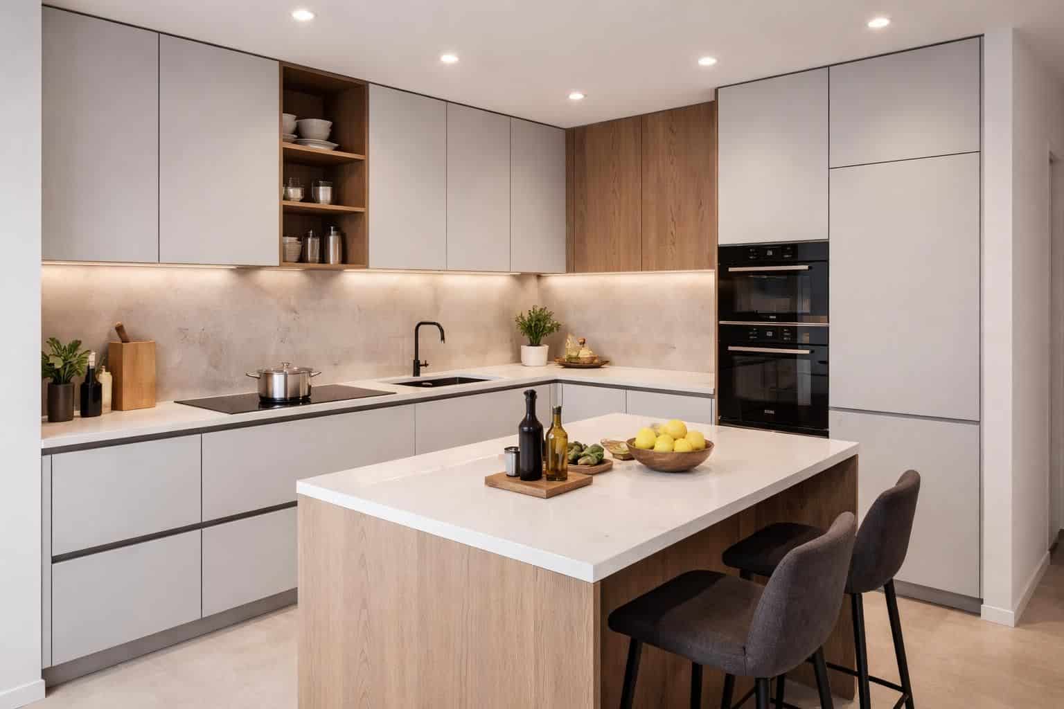 d&eacute;couvrez nos conseils pratiques pour optimiser une cuisine en i et maximiser l'espace tout en alliant fonctionnalit&eacute; et esth&eacute;tique.