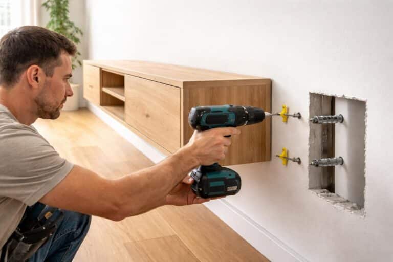 découvrez comment poser un meuble suspendu sur un mur creux avec des techniques simples et sécurisées pour un montage stable et esthétique.