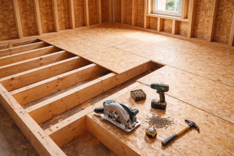 guide pratique pour poser un plancher osb sur des solives : étapes, conseils et matériaux nécessaires pour une installation solide et durable.