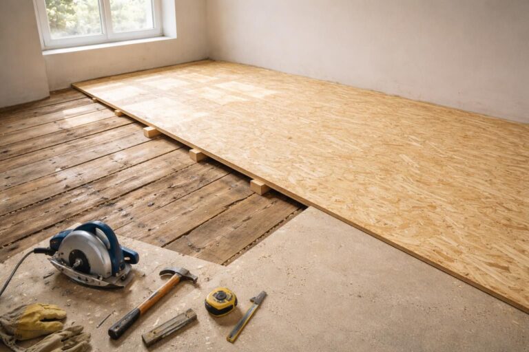 apprenez comment poser une dalle osb sur un plancher ancien pour renforcer et moderniser votre sol en toute simplicité grâce à notre guide étape par étape.