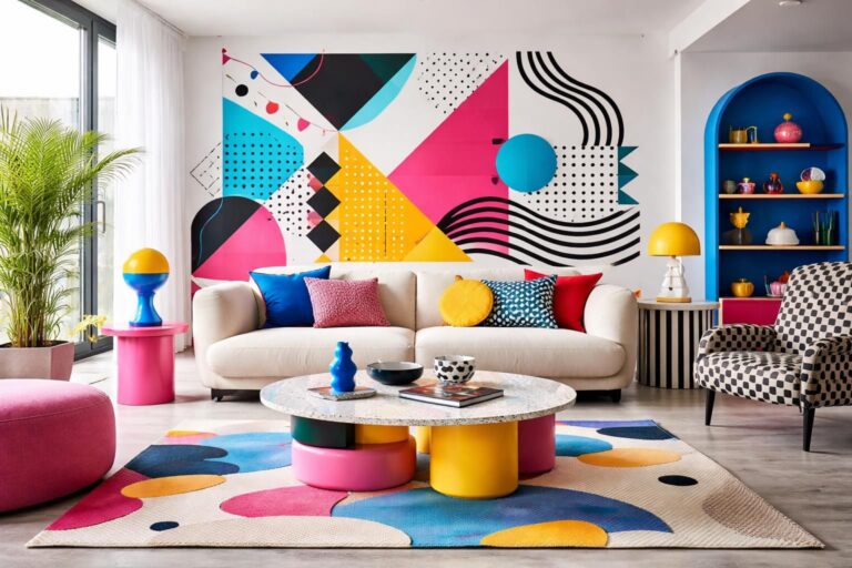 découvrez comment réussir un style memphis réinterprété en alliant couleurs vives, formes géométriques et touches modernes pour un intérieur unique et audacieux.