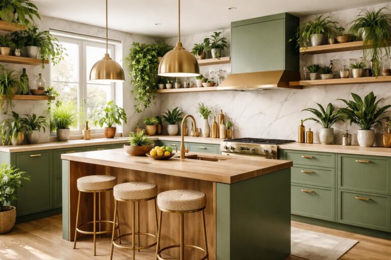découvrez comment réussir une cuisine green & brass alliant esthétique écologique et élégance du laiton pour un intérieur moderne et durable.